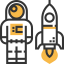 Spaceman アイコン 64x64
