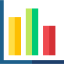 Bar graph icon 64x64