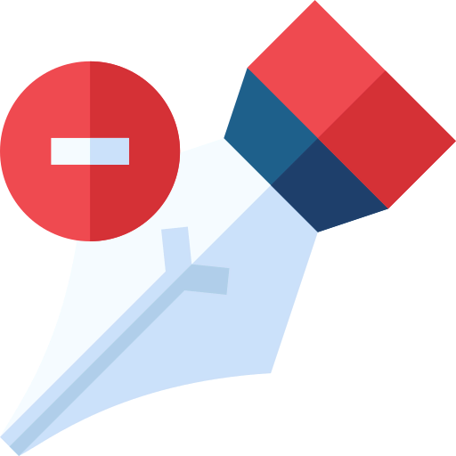 Delete anchor point icon