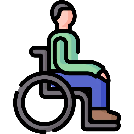 Disabled person icon