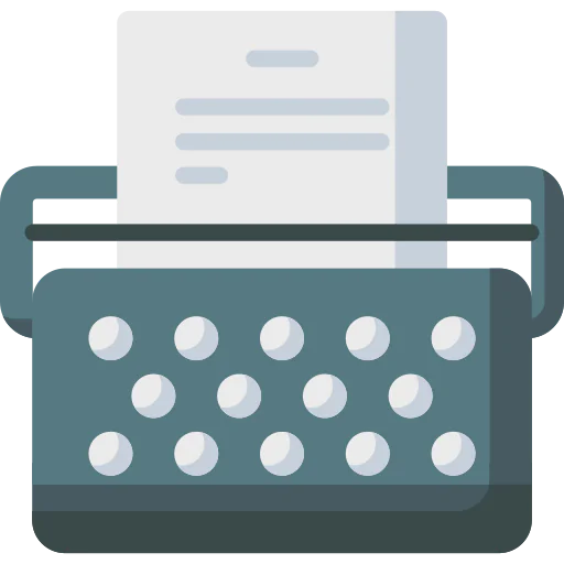 Typewriter icon