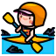 Kayaking icon 64x64