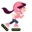 Rollerblade skates icon 64x64