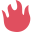 Flame icon 64x64