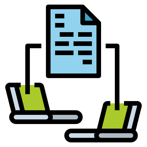 Data transfer icon