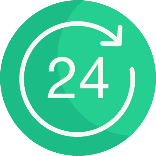 24 hours icon