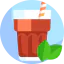 Chocolate shake icon 64x64