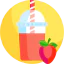 Strawberry juice icon 64x64