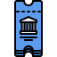 Museum ticket Symbol 64x64