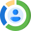Pie chart Ikona 64x64