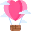 Hot air balloon icon 64x64