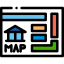 Museum map icon 64x64
