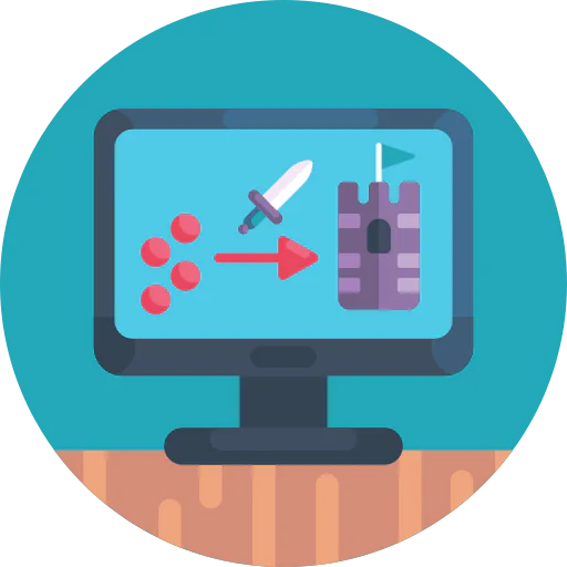 Computer monitor icon