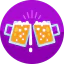 Toasted beer icon 64x64