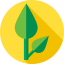 Green leaf icon 64x64