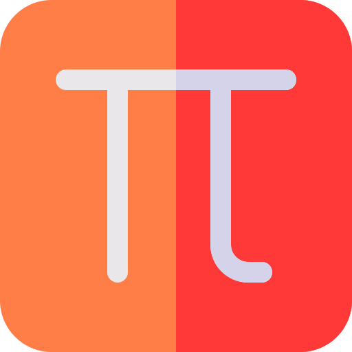 Number pi icon