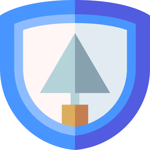 Triangular shovel icon