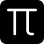 Number pi ícono 64x64