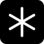 Asterisk symbol icon 64x64