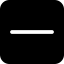Minus sign icon 64x64