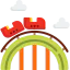 Roller coaster icon 64x64