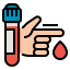 Blood test icon 64x64