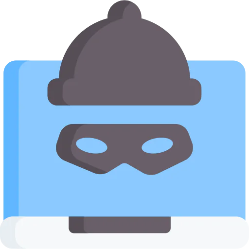 Data theft icon