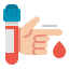 Blood test icon 64x64