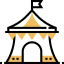 Circus tent icon 64x64