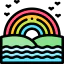 Rainbow icon 64x64
