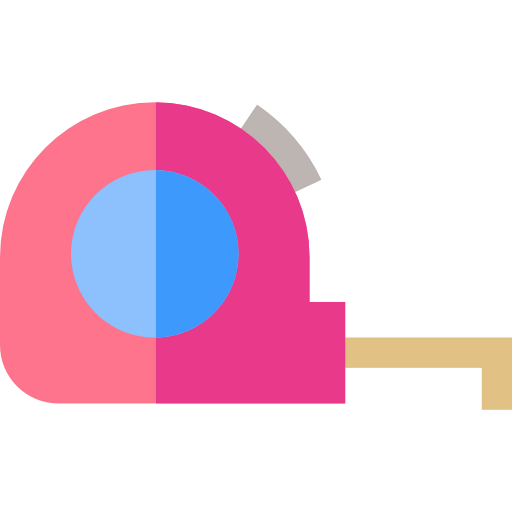 Measuring tape icon