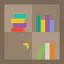 Bookshelf icon 64x64