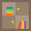 Bookshelf icon 64x64