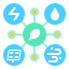 Green energy icon 64x64