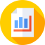 Bar chart icon 64x64
