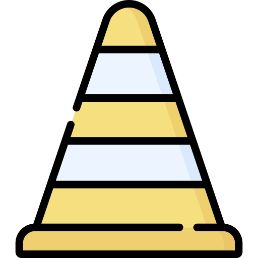 Traffic cone icon