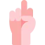 Middle finger icône 64x64