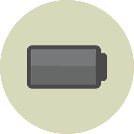Empty battery icon