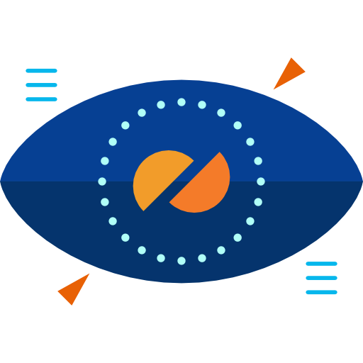Bionic contact lens icon