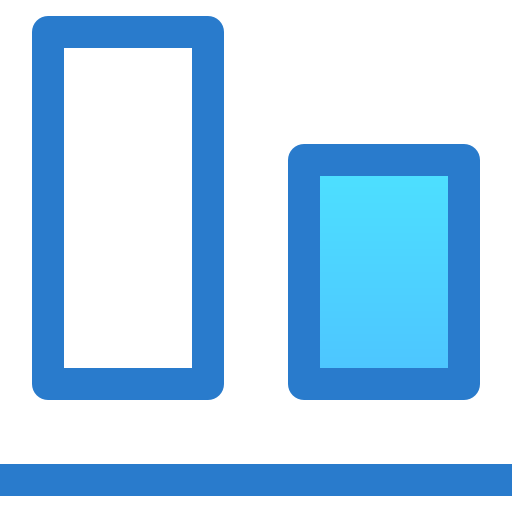 Vertical alignment icon