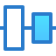 Vertical alignment icon 64x64