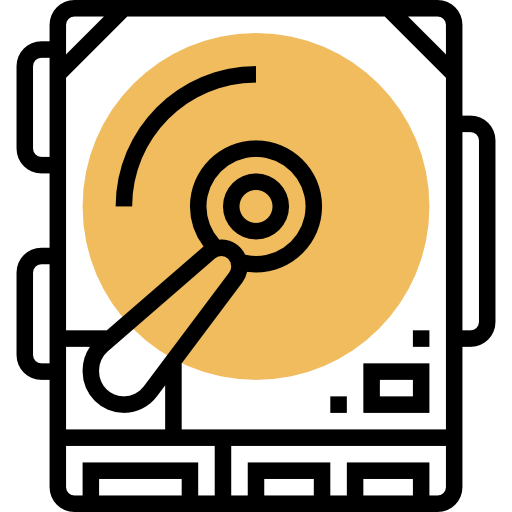 Hard disk icon