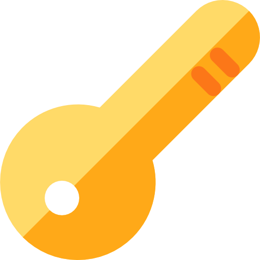 Door key icon