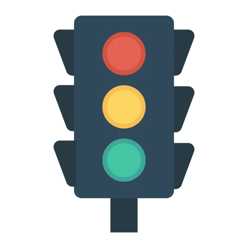 Traffic lights icon