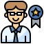 Best employee icon 64x64