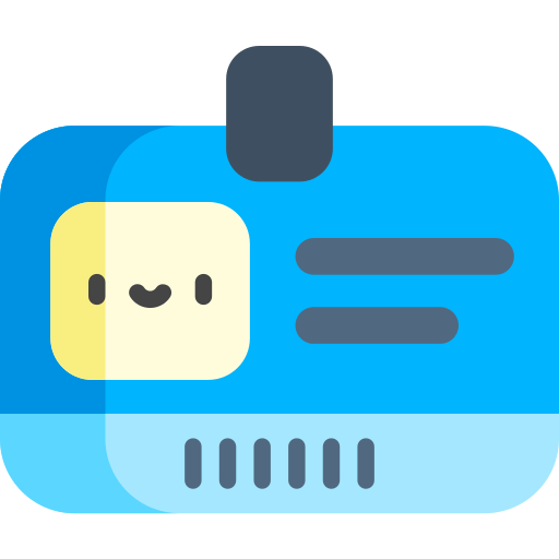 Identification card icon