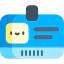Identification card icon 64x64