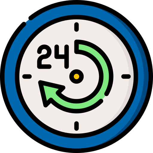 24 hours icon