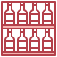 Wine shelf icon 64x64