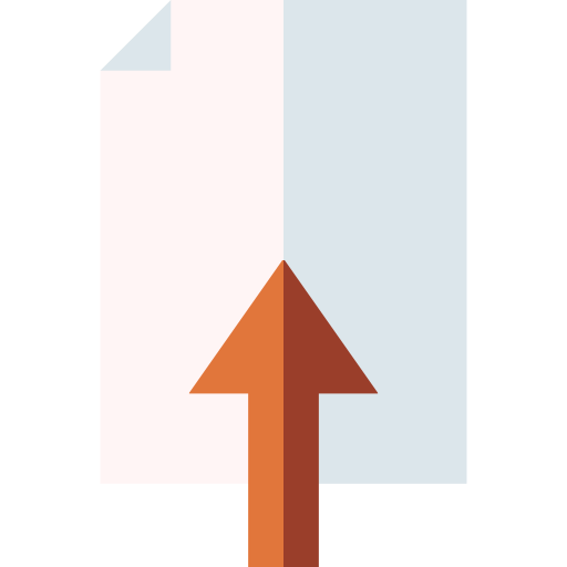 Upload file ícone